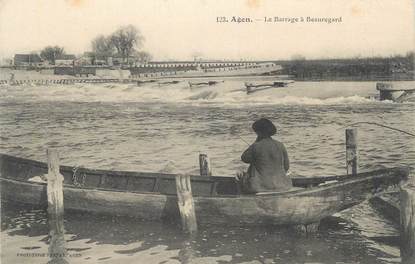 CPA FRANCE 47 "Agen, Le barrage à Beauregard".