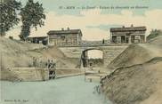 47 Lot Et Garonne CPA FRANCE 47 "Agen, Le canal, écluse de descente en Garonne".