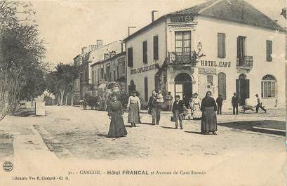 CPA FRANCE 47 "Cancon, Hôtel Francal".
