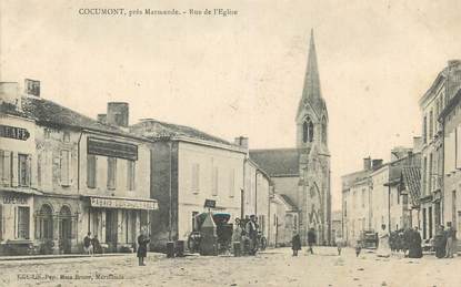 CPA FRANCE 47 "Cocumont, Rue de l'église".