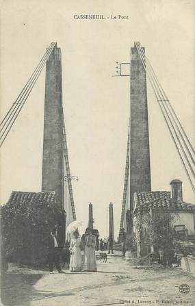 CPA FRANCE 47 "Casseneuil, Le pont".