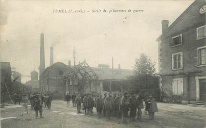 CPA FRANCE 47 " Fumel, Sortie des prisonniers de guerre".