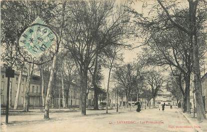 CPA FRANCE 47 " Lavardac, Les promenades".