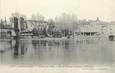 CPA FRANCE 47 " Libos, Entrée du pont, l'ile et l'usine à ciments Belhomme".