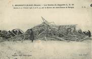 55 Meuse CPA FRANCE 55 "Brabant le Roi, Les Restes du Zeppelin" / ACCIDENT
