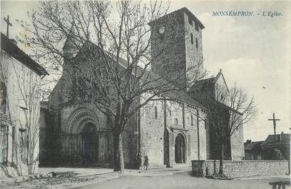 CPA FRANCE 47 " Monsempron, L'église".