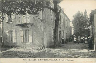 CPA FRANCE 47 " Montpezat d'Agenais, Asile d'incurables".