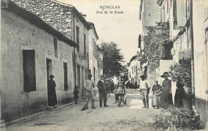 CPA FRANCE 47 " Monclar, Rue de la Poste".