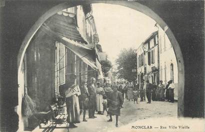 CPA FRANCE 47 " Monclar, Rue Ville Vieille".