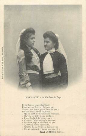 CPA FRANCE 47 " Marmande, Coiffure du pays". / FOLKLORE