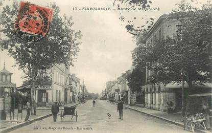 CPA FRANCE 47 " Marmande, Route de Miramont".