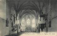 47 Lot Et Garonne CPA FRANCE 47 " Pujols, Intérieur de l'église".