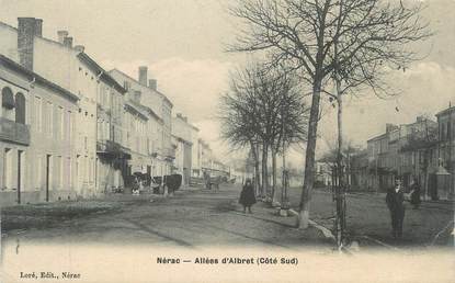 CPA FRANCE 47 " Nérac, Allée d'Albret".
