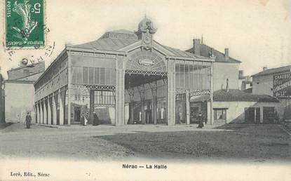 CPA FRANCE 47 " Nérac, La halle".