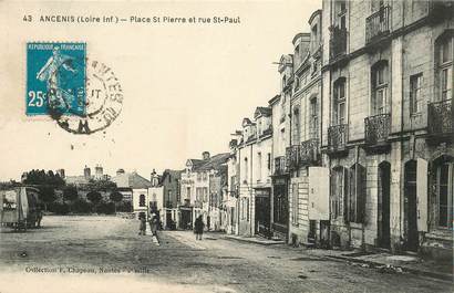 CPA FRANCE 44 "Ancenis, Place Saint Pierre et rue Saint Paul"