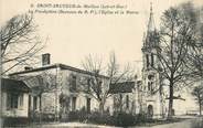 47 Lot Et Garonne CPA FRANCE 47 "St Sauveur de Meilhan, Le presbytère, l'église et la mairie".