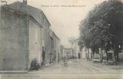 CPA FRANCE 47 "Vianne, Place des Marronniers".