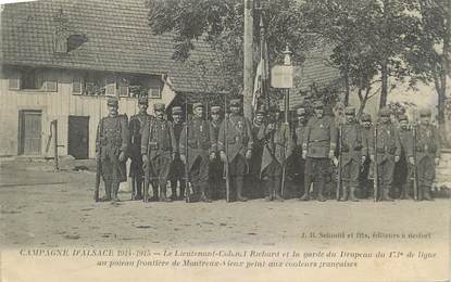 CPA FRANCE 90 " Montreux Vieux, Le Lieutenant Colonel Richard ".