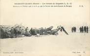 55 Meuse CPA FRANCE 55 "Brabant le Roi, Les Restes du Zeppelin"