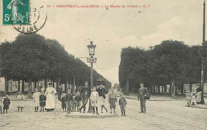 CPA FRANCE 93 "Montreuil sous Bois, le Marais de Villiers"