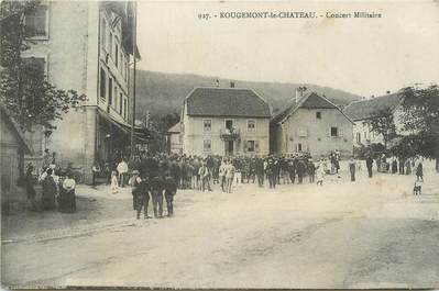 CPA FRANCE 90 " Rougemont le Château, Concert militaire".