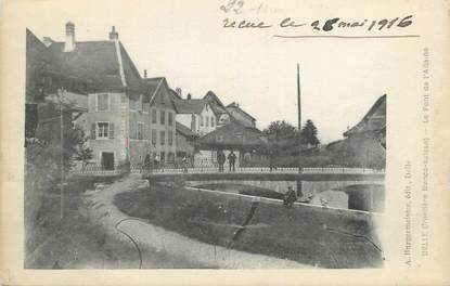 CPA FRANCE 90 " Delle, Le Pont de l'Allaine".