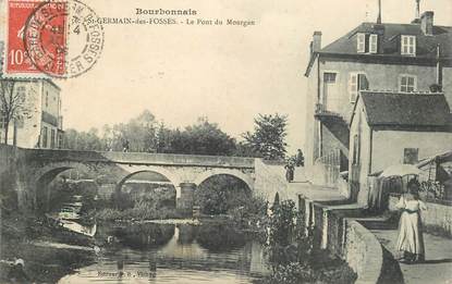CPA FRANCE 03 "Saint Germain des Fossés, le Pont du Mourgan"