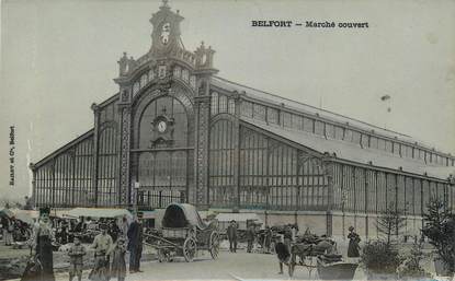 CPSM FRANCE 90 " Belfort, marché couvert".