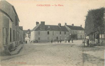 CPA FRANCE 91 " Courances, La place".