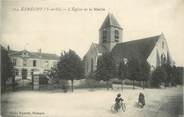 91 Essonne CPA FRANCE 91 "Etréchy, L'église et la Mairie".