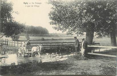 CPA FRANCE 91 "Egly, Le passage".