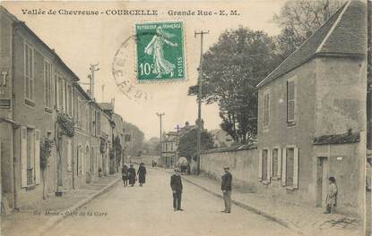 CPA FRANCE 91 "Courcelle, Grande rue".