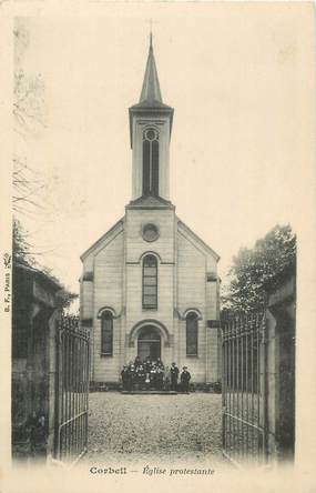 CPA FRANCE 91 " Corbeil, Eglise protestante".