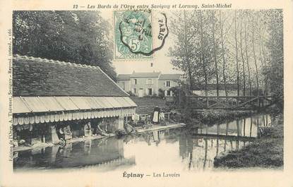 CPA FRANCE 91 "Epinay sur Orge, Les Lavoirs".