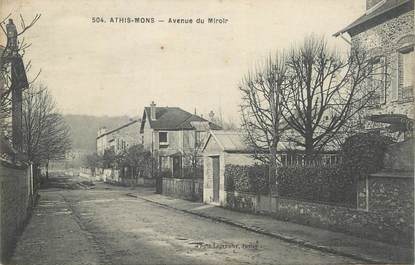 CPA FRANCE 91 "Athis Mons, Avenue du Miroir".