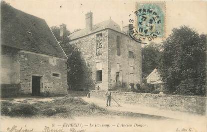 CPA FRANCE 91 "Etrechy, Le Roussay, l'ancien donjon".