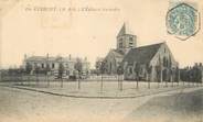 91 Essonne CPA FRANCE 91 "Etrechy, L'église et les écoles".