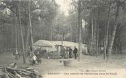 91 Essonne CPA FRANCE 91 "Brunoy, Une cabane de bûcherons dans la forêt"