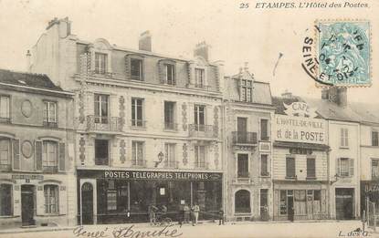 CPA FRANCE 91 "Etampes, Hôtel des Postes".