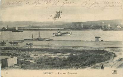 CPA TUNISIE "Bizerte, vue sur Zarzouna"