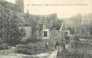 91 Essonne CPA FRANCE 91 " Gif, Vieilles chaumières au bas de la côte de la Belle Image".