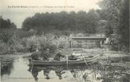 91 Essonne CPA FRANCE 91 " La Ferté Alais, L'Essonne au pont de Presles".
