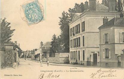 CPA FRANCE 91 "Longjumeau, La Gendarmerie"