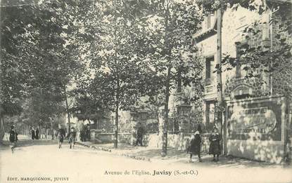 CPA FRANCE 91 "Juvisy, Avenue de l'église".