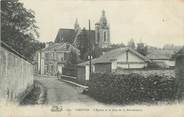 91 Essonne CPA FRANCE 91 "Limours, L'église et la rue de la Ferronnerie".