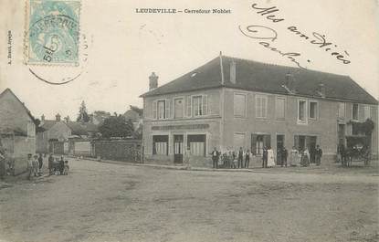 CPA FRANCE 91 "Leudeville, Carrefour Noblet".