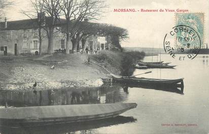 CPA FRANCE 91 "Morsang, Restaurant du Vieux Garçon'.