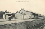 91 Essonne CPA FRANCE 91 "Méréville, La gare". / GARE