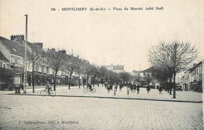 CPA FRANCE 91 "Montlhéry, Place du Marché".