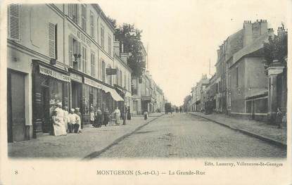 CPA FRANCE 91 "Montgeron, La grande rue".